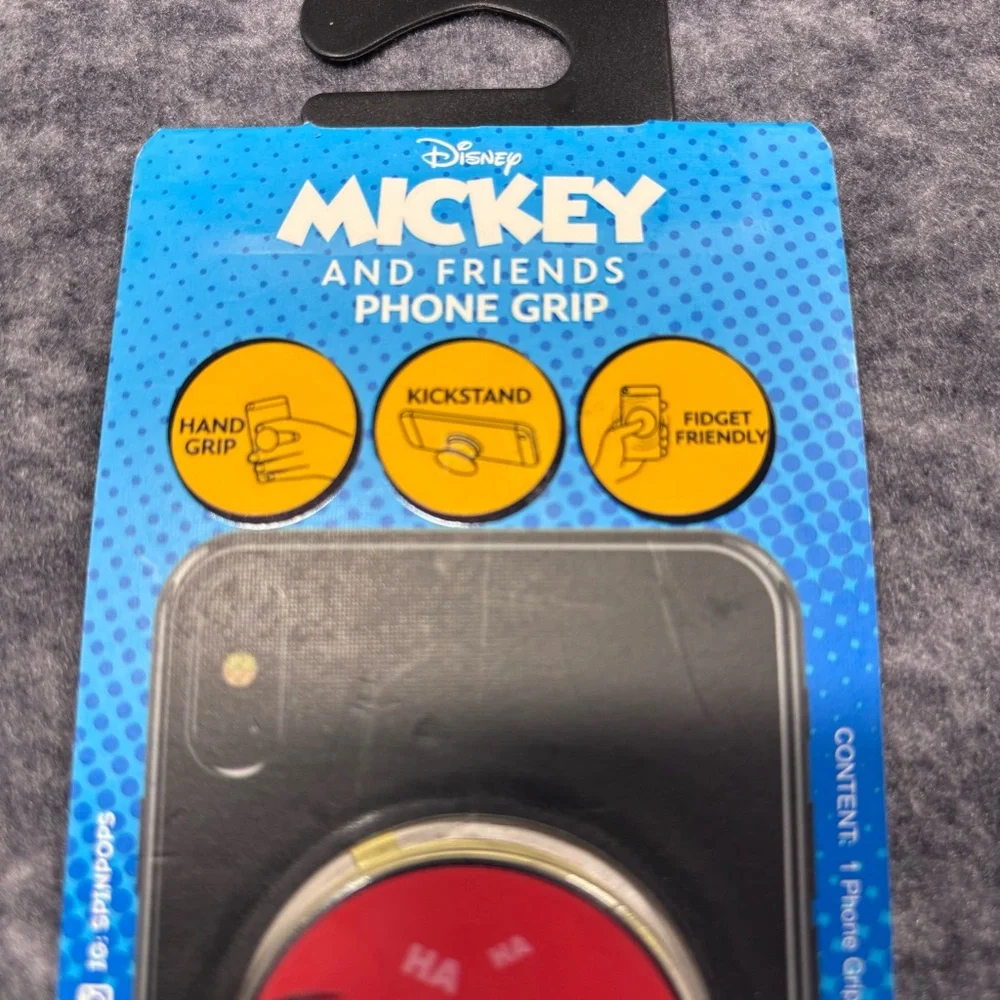 Disney Mickey Mouse Red SpinPop Phone Grip - Pack of 5